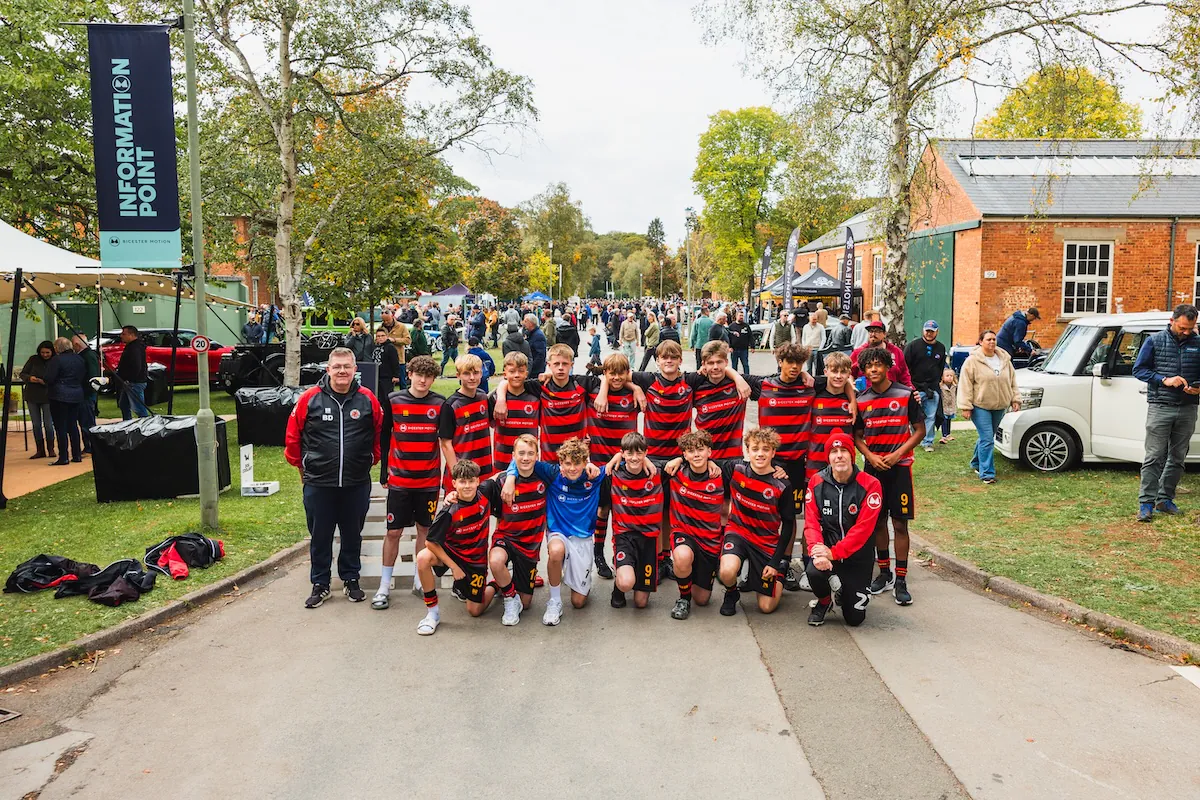 Bicester Rugby Union Club team at Bicester Motion